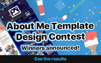 About Me Template Design Winners