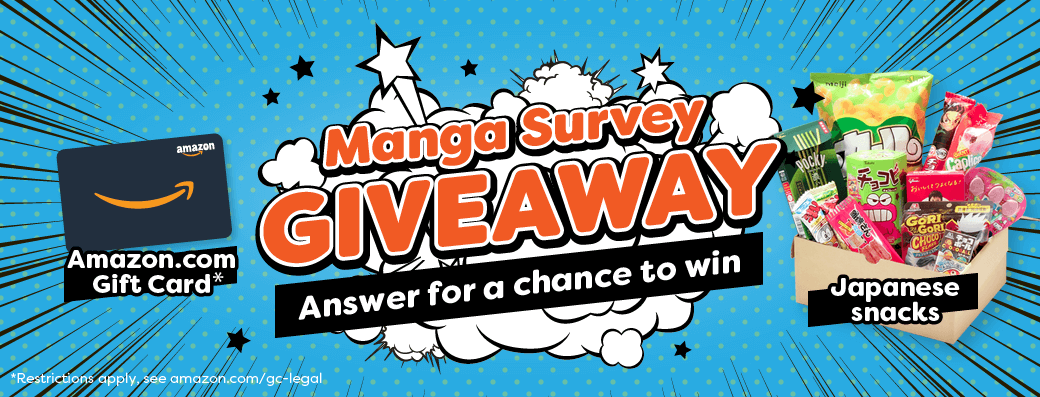 Manga Survey Giveaway - Answer for a chance to win