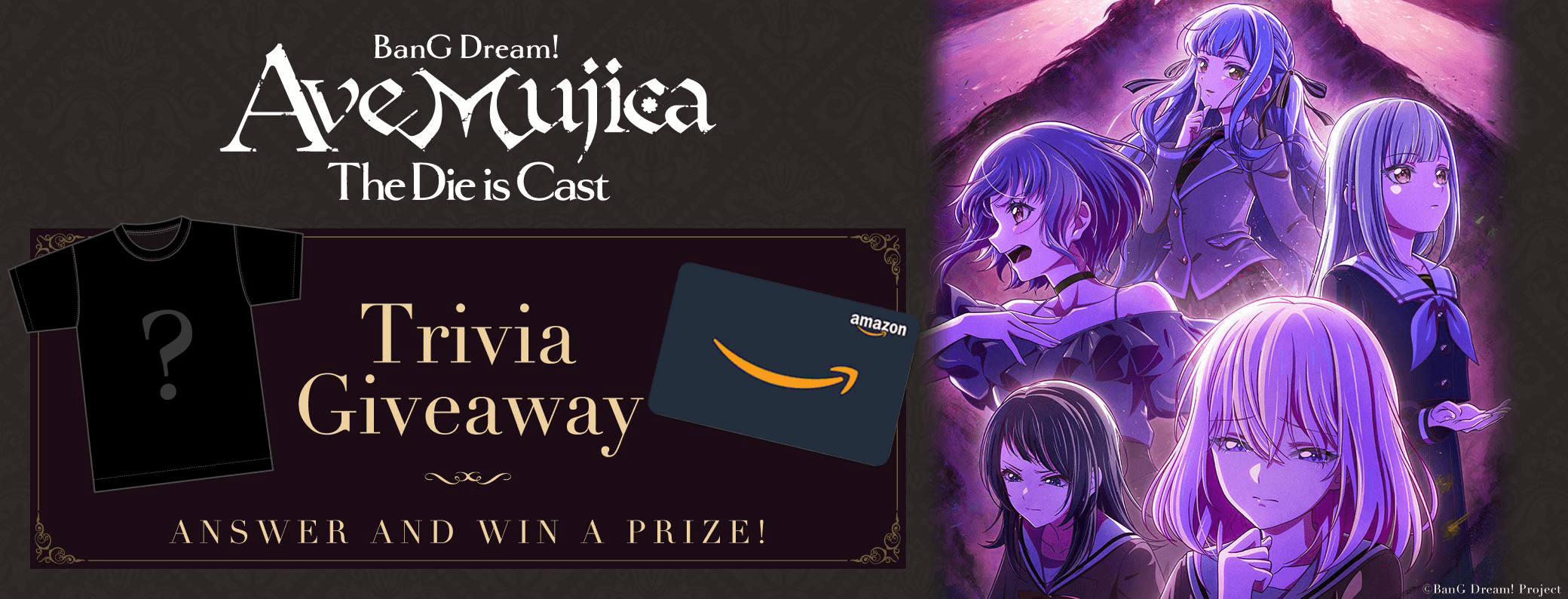 Ave Mujica - The Die is Cast - Trivia Giveaway