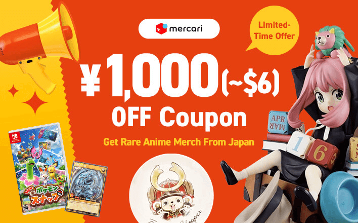 Limited Time Offer - Buyee Mercari Coupon for Rare Anime Merch