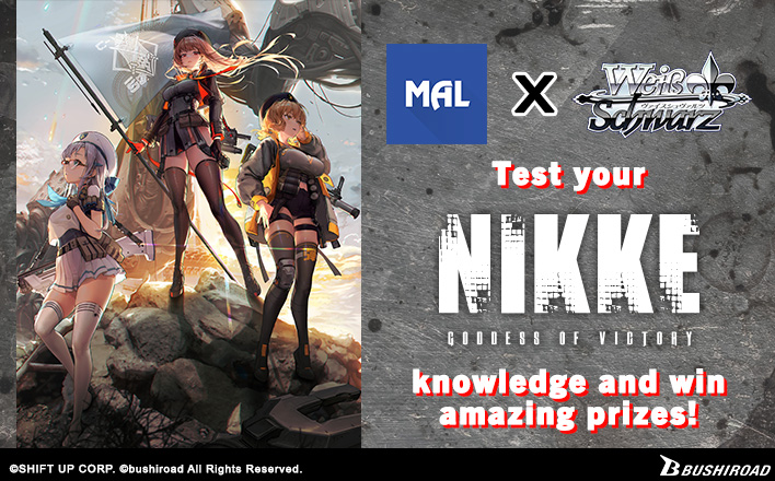 Weiß Schwarz - GODDESS OF VICTORY: NIKKE Trivia Giveaway